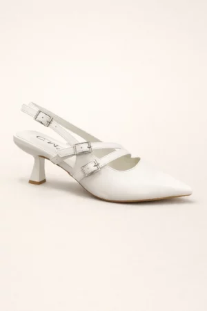 Escarpin slingback à brides fines