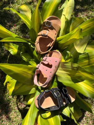 Sandale double brides réglables