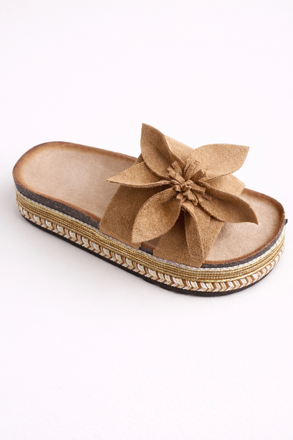 Claquette femme fleur – Image 2