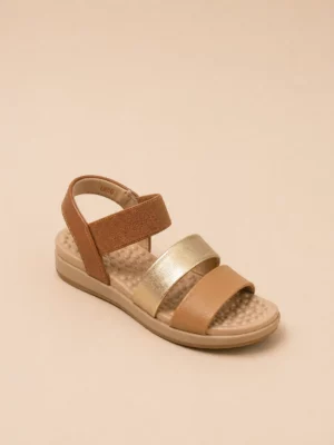 Sandale confort à brides avec semelle confort