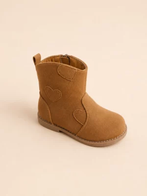 Bottines fille à cœurs