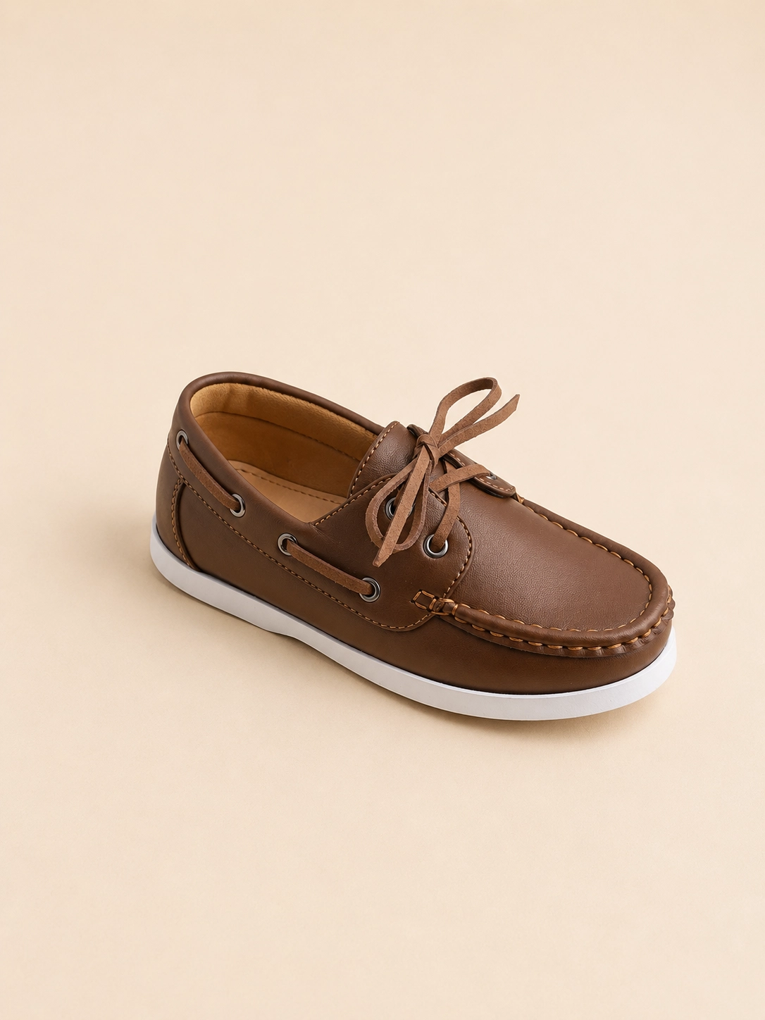 Chaussure bateau garçon à lacets – Image 3