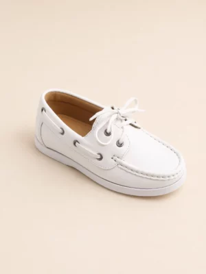 Chaussure bateau garçon à lacets