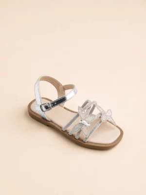 Sandale fille fleur scintillante