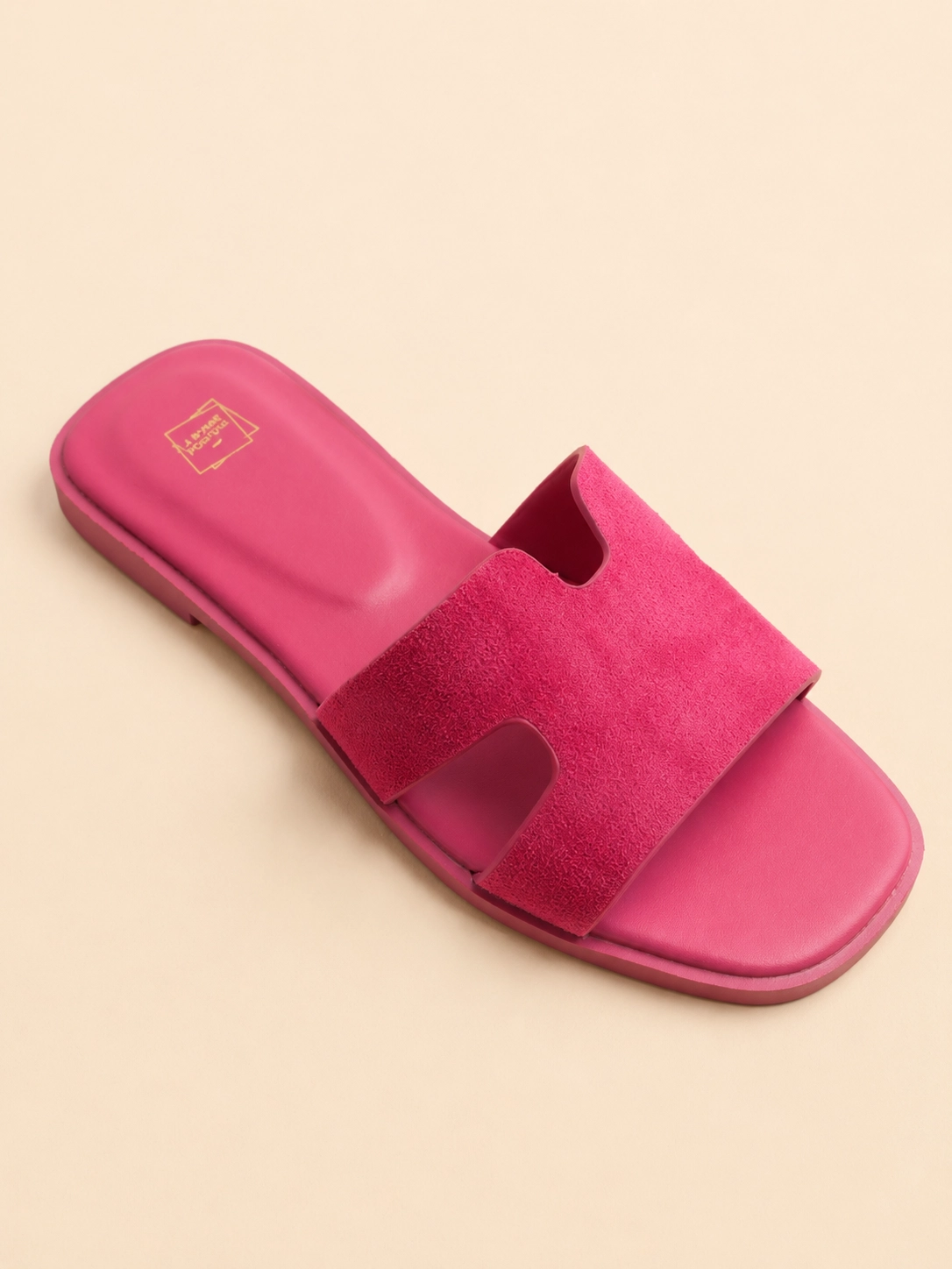 Mule femme bordeaux effet suédine – Image 3