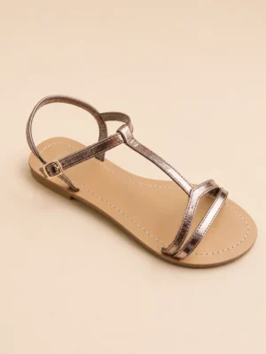 65701marron Sandale femme à brides