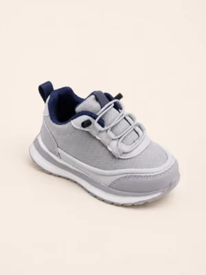 9016M-9016B gris Basket enfant mixte – Chaussures enfant La Réunion